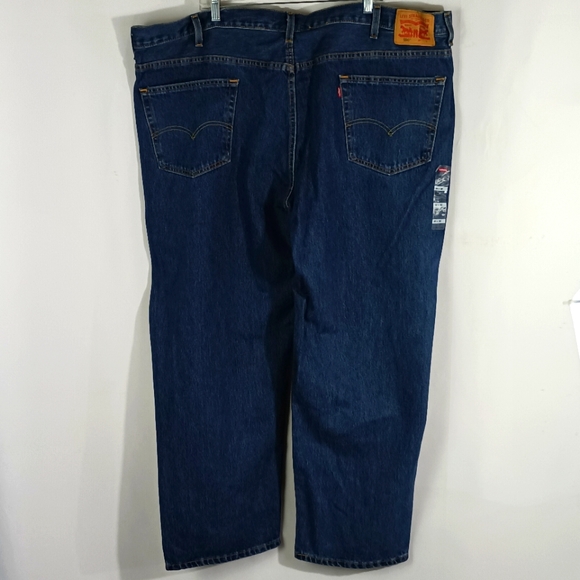 Levi's 550 Relaxed Fit Blue Jeans Men's Size 50 X 30 Stone Wash Denim - NWT - Picture 3 of 4